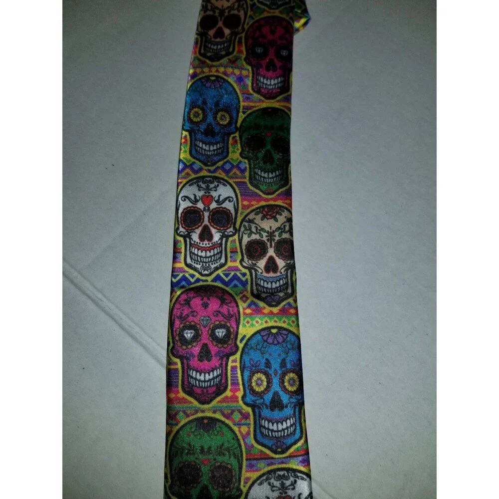 Day of the Dead Kids Slip On Neck Tie